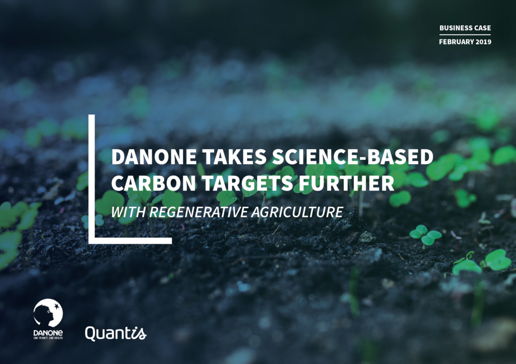 science based targets with danone and Quantis